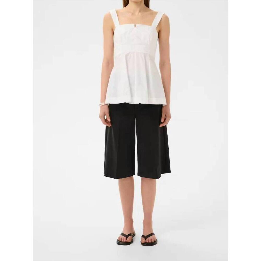 NEW INWEAR raven sleeveless top in white